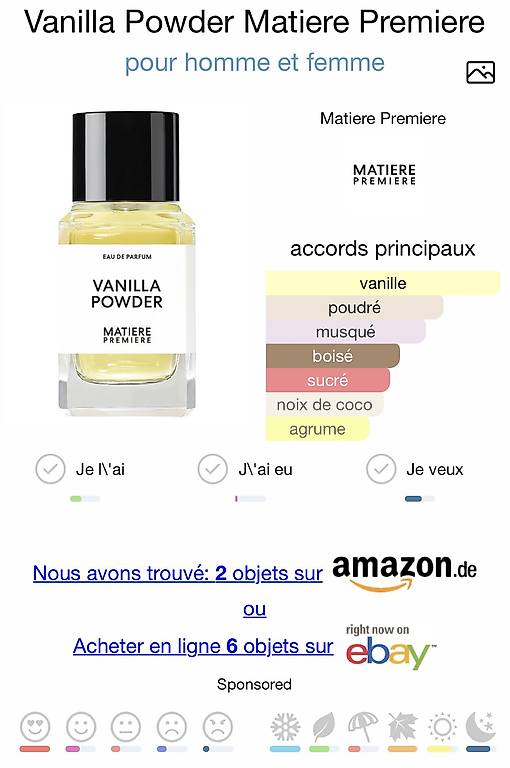 Vanilla Powder, Décant 3 / 5 / 10 ml Canton Vaud - anibis.ch