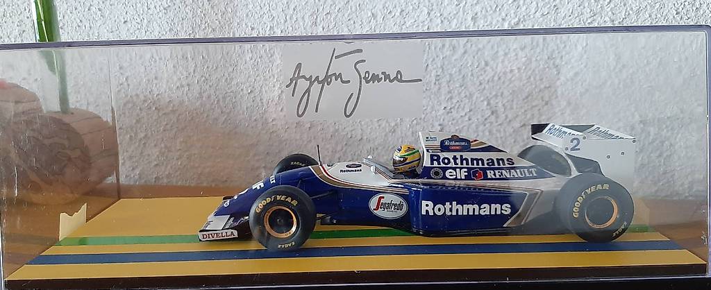 Ayrton Senna Kart Modell Paris Bercy 1993 Minichamps 1:18 im