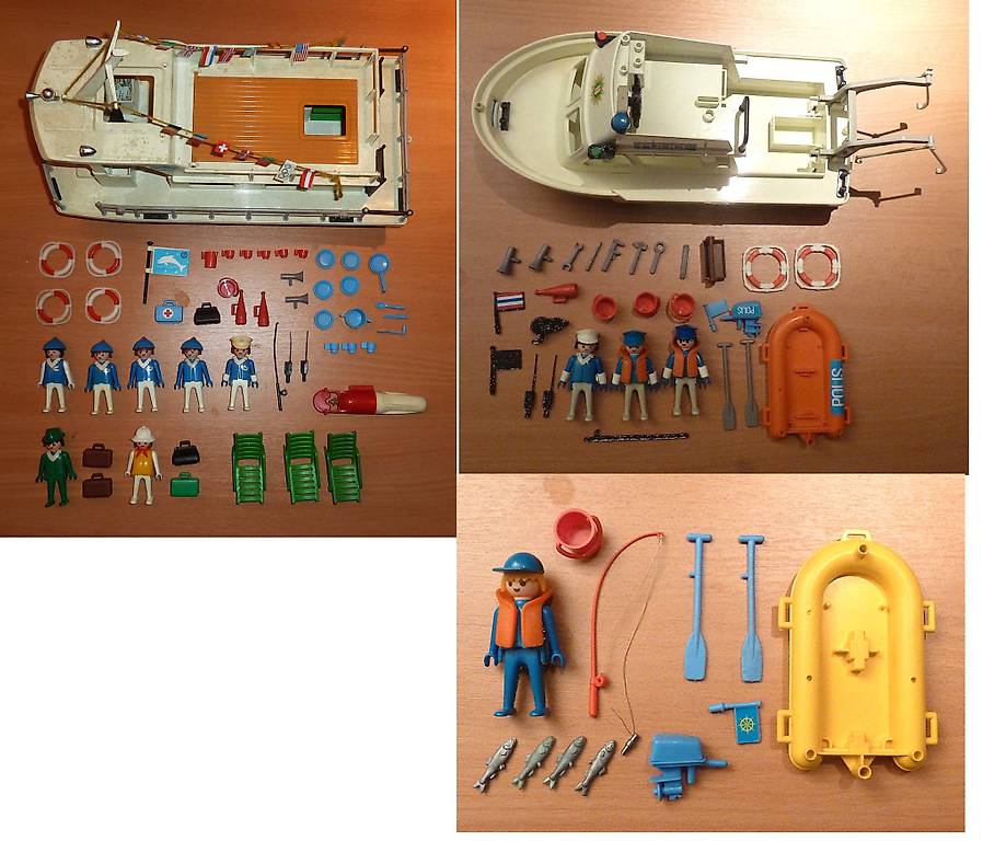 Playmobil 3470 - Camion Poubelles City Service 1978 - Vintage Complet, Comme Neuf