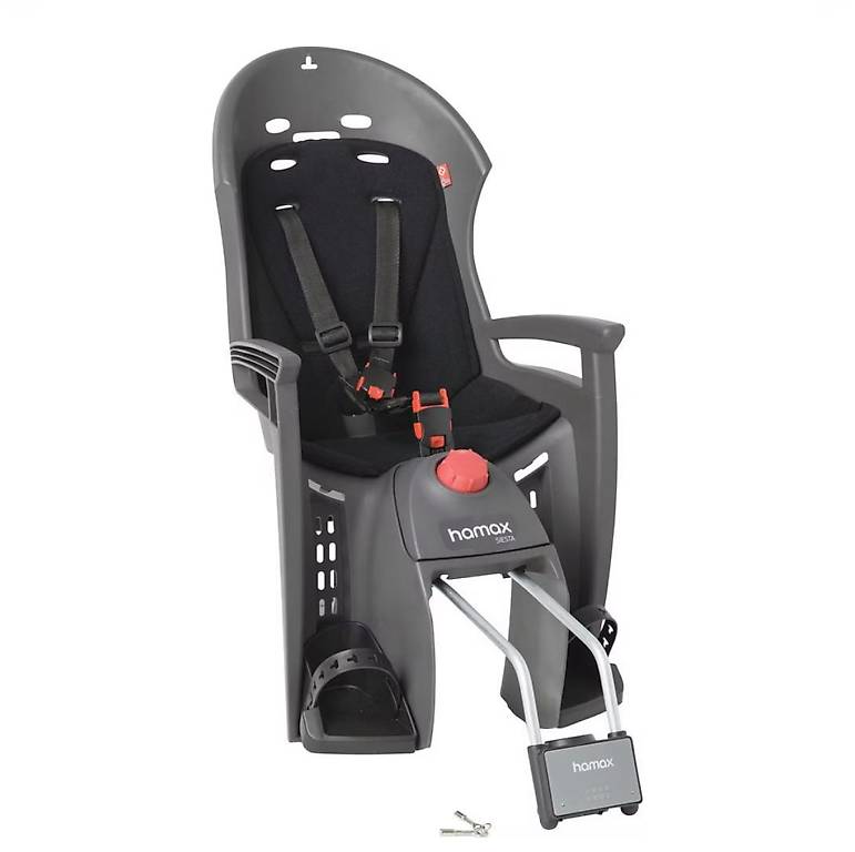 Siège Vélo Enfant Avant – Porte-bébé Vélo – Noir, Acier – Occasion