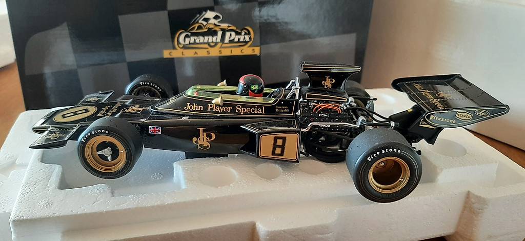 エグゾト 1/18 ロータス 72D フィッティバルディ exoto 1/18 Exoto Emerson Fittipaldi 1972 Lotus Type 72 - F1 World