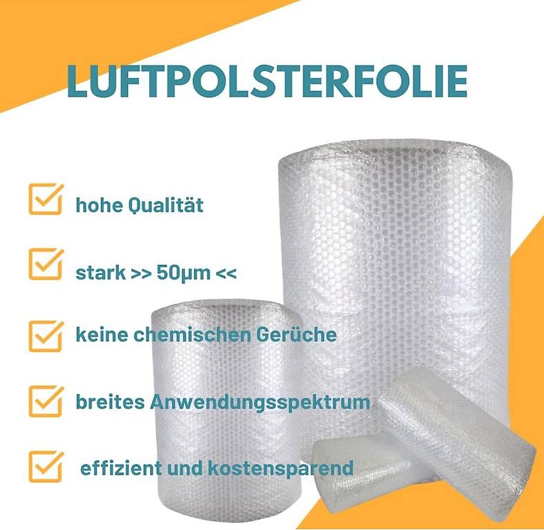 1x Rolle Luftpolsterfolie Breite 75cm X Länge 100m Produktbild-Vorschau 4