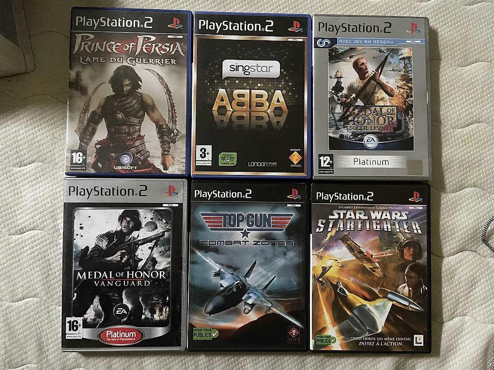 Lot De 13 Jeux PlayStation 2 PS2 - état Correct, Certains Boîtiers Abîmés