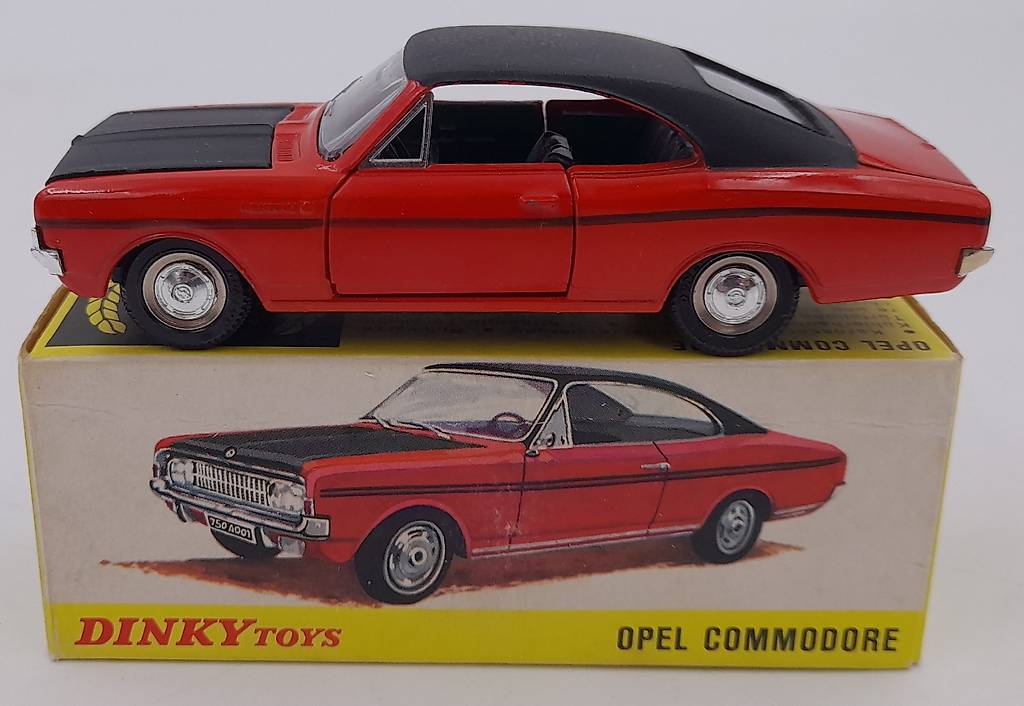 Dinky Toys 179 - Opel Commodore, Miniature Vintage Dans Sa Boîte D'origine (Venezuela)