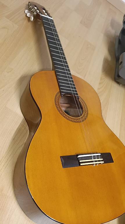 Pyle Kit Guitare Acoustique 3/4 Junior 91 Cm - Naturel Mat Pour Enfants Et Adultes Débutants