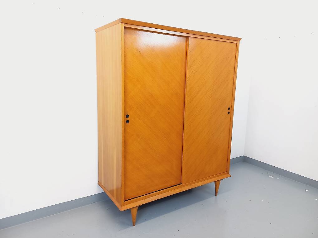 Ancienne Armoire De Maîtrise En Bois - Mobilier Poupée - Années 60/70