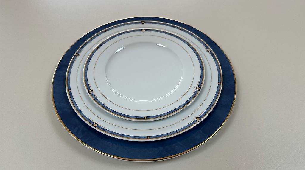 Service De Vaisselle Porcelaine IC – 18 Pièces – 4 Couverts – Lavable Micro-ondes