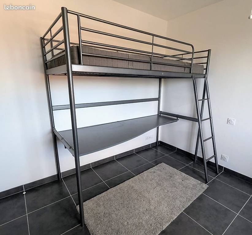 Lit Mezzanine Ikea en acier - par-pieces | Rakuten - Oullins Rhône - Retrait sur place