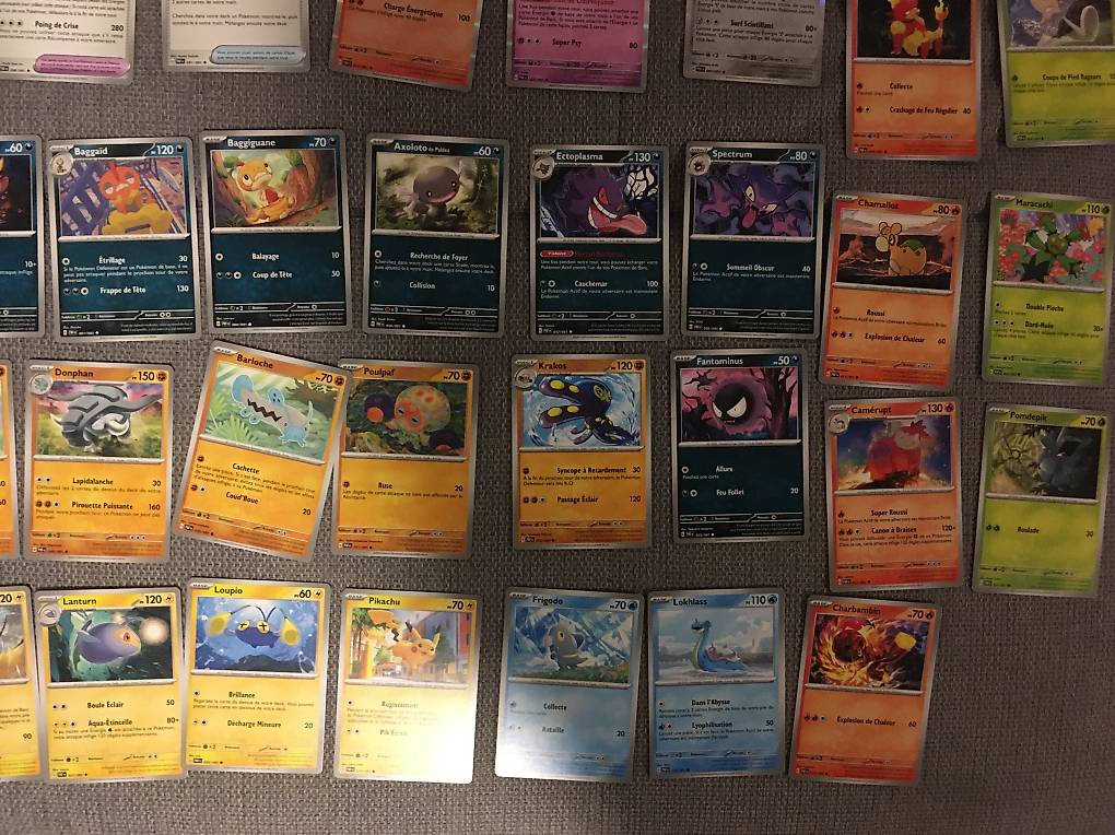 Pokémon Destinée De Paldea: Lot De 83 Cartes Fr Sans Double Canton Vaud 