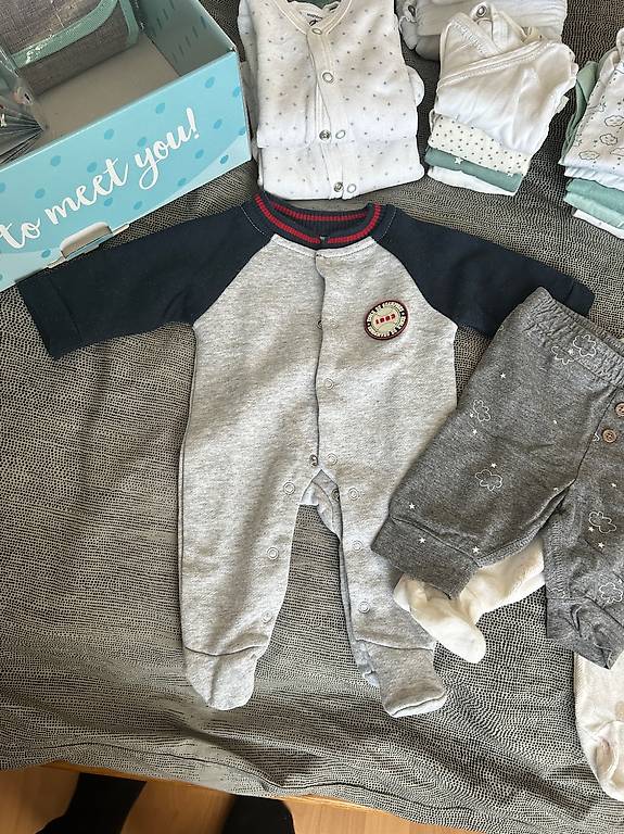 Ensemble Vetement Bebe Fille 0 18 Mois Automne Body Bebe Naissance Manche Longue Volants Côtes Uni Pantalon Evase Carreaux Noeud Bandeau Tenue Vetement Bebe Fille Nouvelle Année (Red, 0-3 Mois