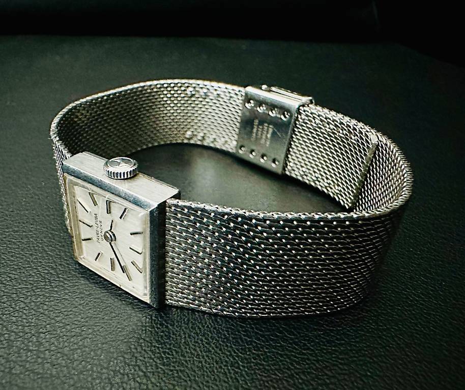 Montre Bracelet ATO Acier, Mouvement Mécanique ETA 1080 - Cadran Deux Tons - Occasion Fonctionnelle