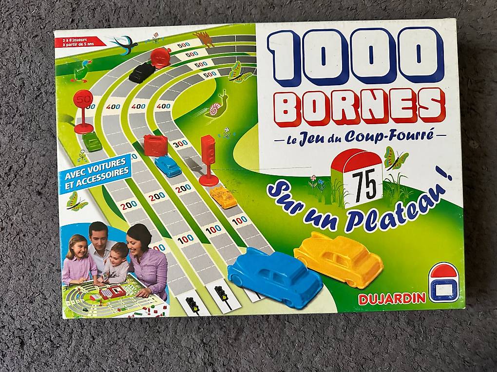 Jeu De Société Les 1000 Bornes Des Inventions Dujardin - Complet En Boîte, Occasion