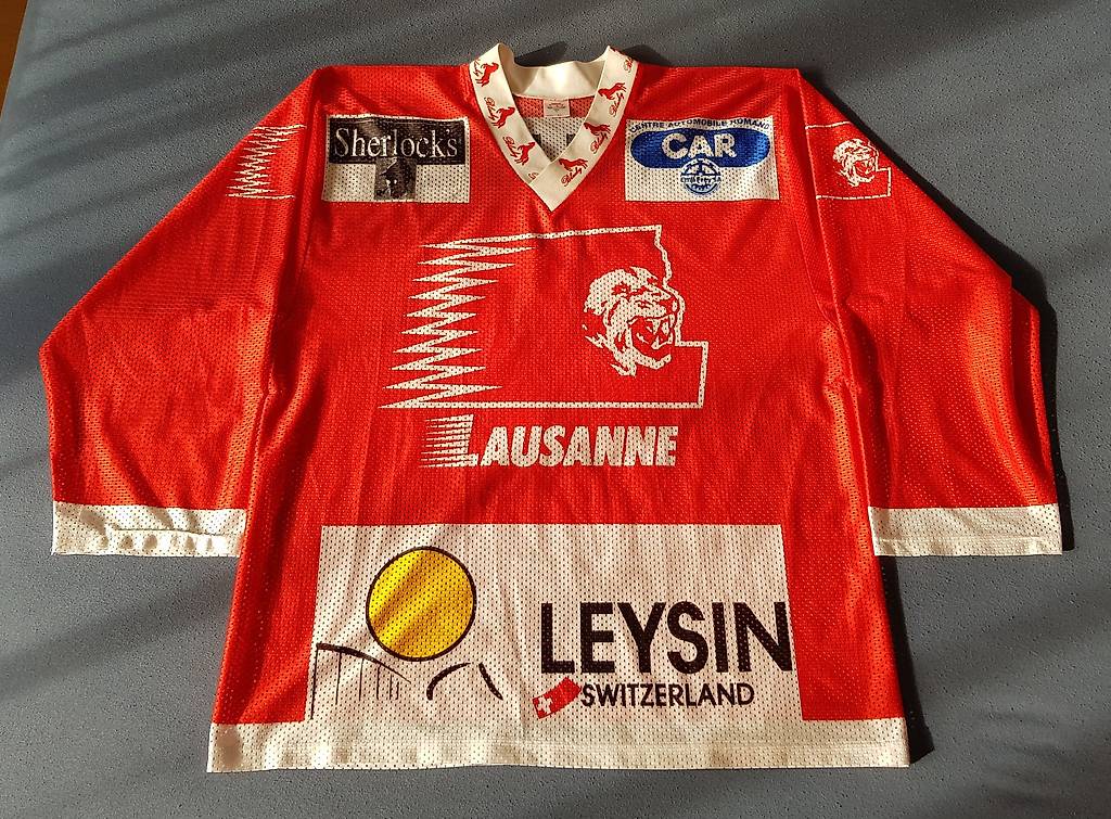 Maillot de hockey HC Lausanne 1972-1973 Collector. Canton Vaud Maillot de hockey HC Lausanne 1972-1973 Collector. Canton Vaud