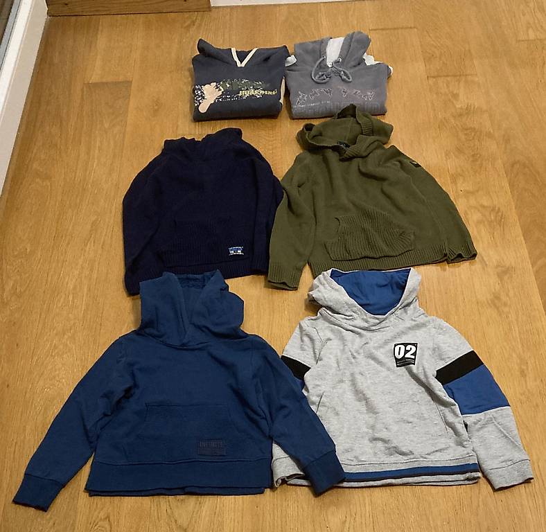 Sweat à Capuche Dinosaure Garçon H&M – Taille 6-8 Ans – Occasion Très Bon état
