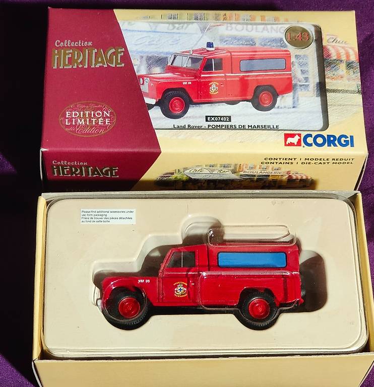 Land Rover Pompiers de Marseille EX07402 - Corgi - LastDodo