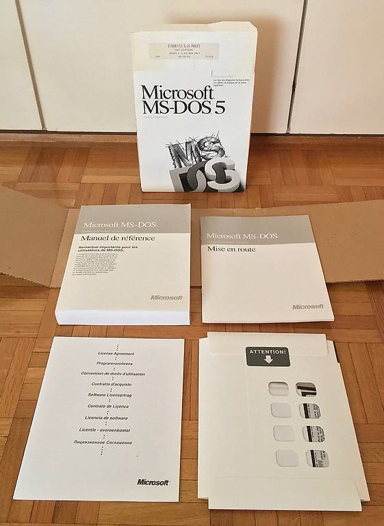 Microsoft MS-DOS 3.3 Disquettes 5¼ Pouces – Paquet Jamais Ouvert, Vintage Collector