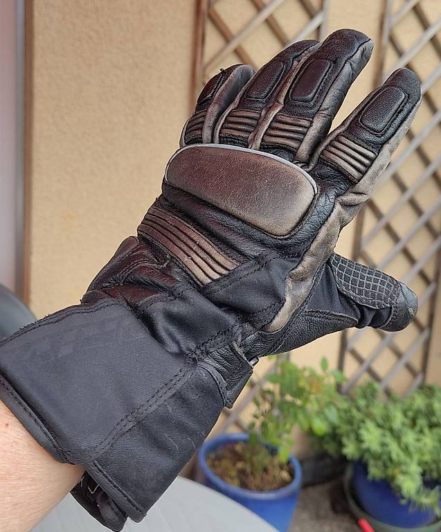 Gants Femme En Cuir Véritable Couleur Marron Avec Manchette Simili Léopard