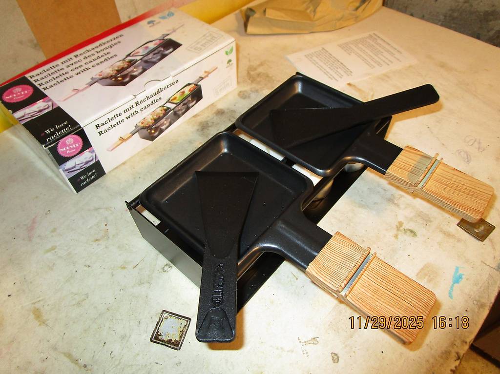2 réchauds a raclette avec bougies ( neuf) Canton Vaud - anibis.ch