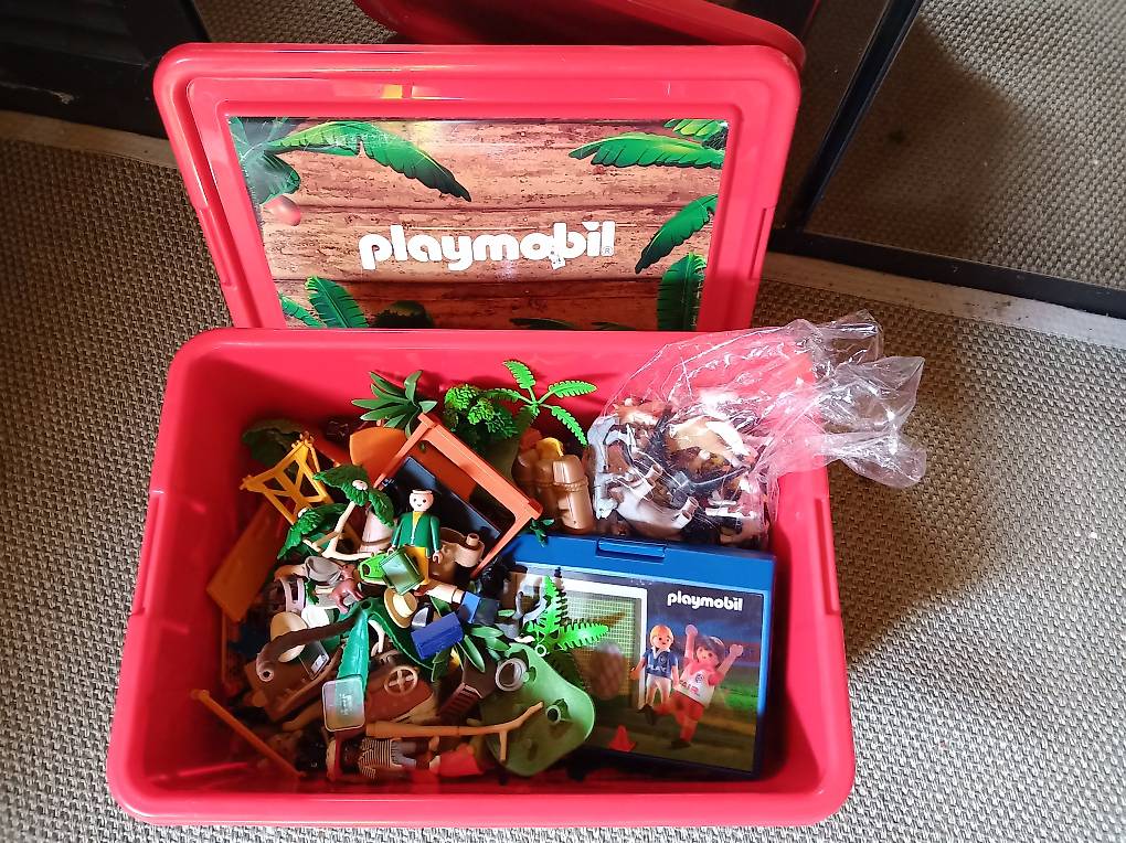 Gros lot Playmobil en vrac – environ 80 personnages