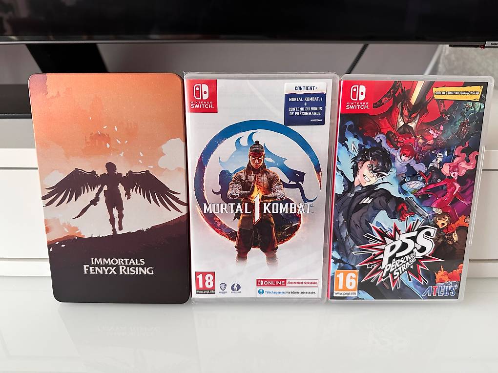 Lot De 2 Steelbook Pour Jeux Vidéo Nintendo Switch Et PS4 – Édition Limitée