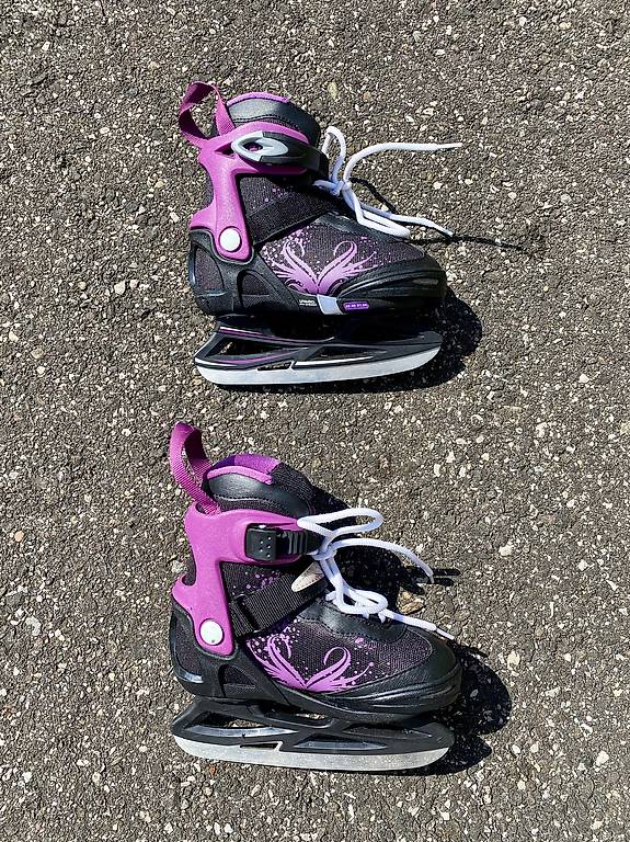 Patins à Glace Oxelo Taille 38 - Occasion Bon État - Lames Incluses