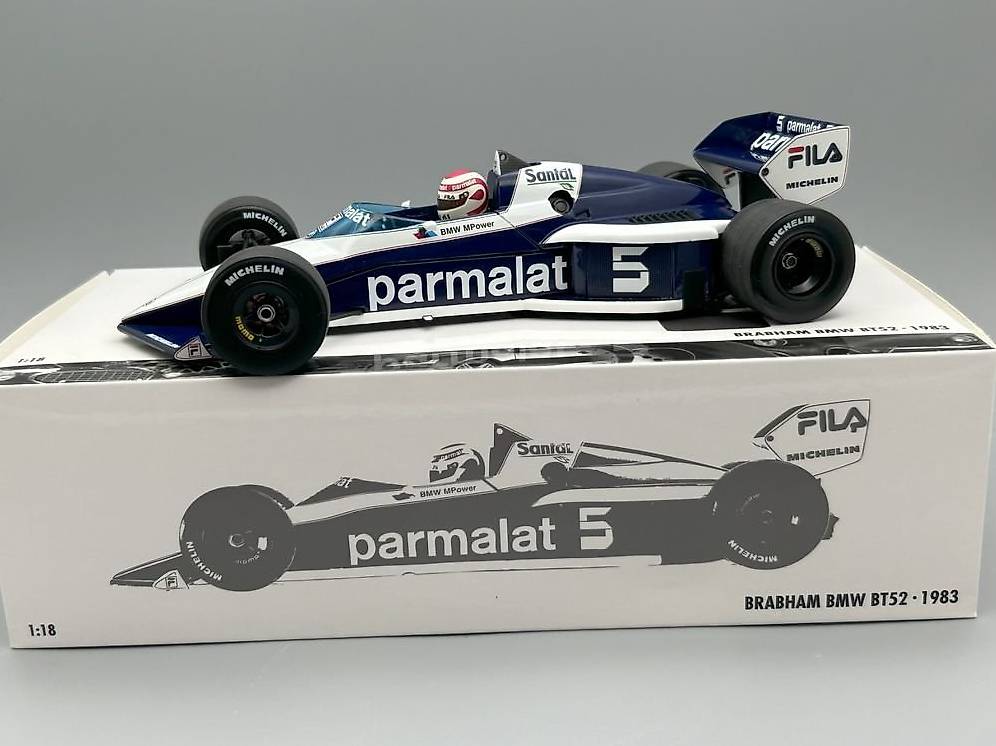 Brabham BT52 BMW Nelson Piquet F1 World Champion 1983 1:18 im