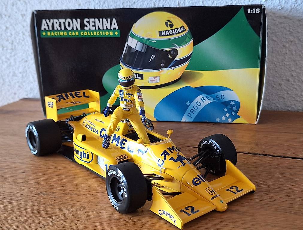 Ayrton Senna Kart Modell Paris Bercy 1993 Minichamps 1:18 Canton