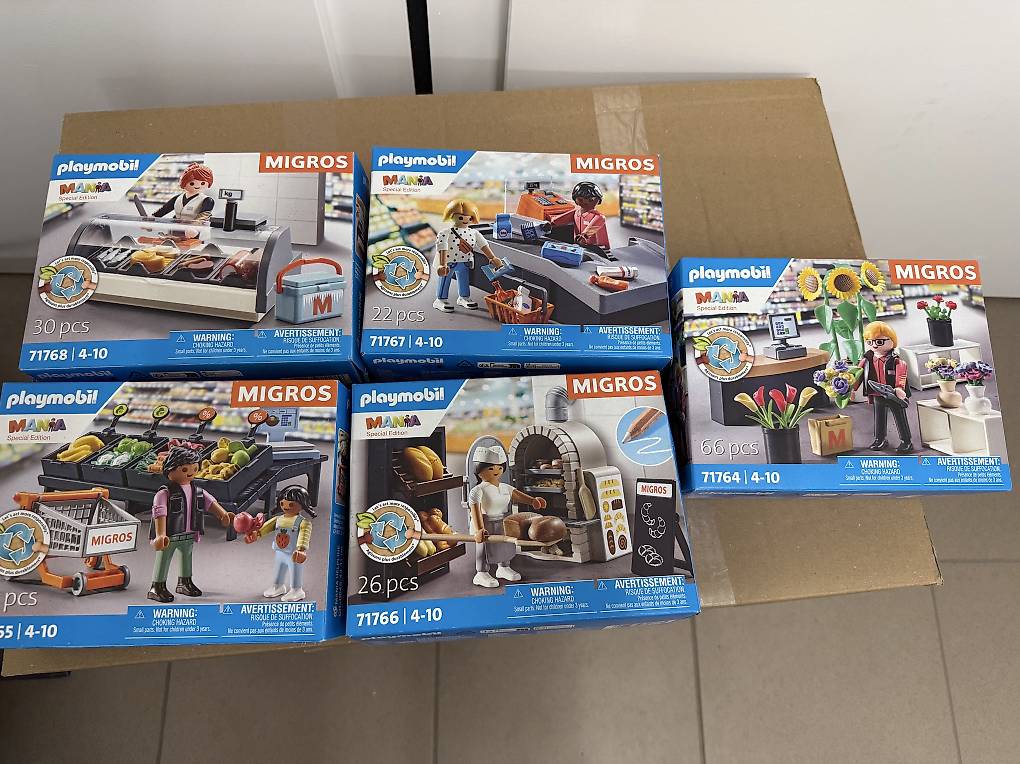 Playmobil 71768 Comptoir Frais - Exclusivité Migros Suisse (30 Pièces) - NEUF