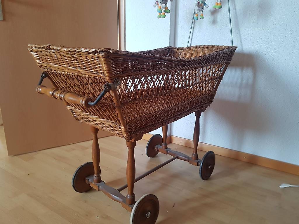 Ancienne Poussette Pour Poupée Graco Tolly Tots - Bleue - Jouet Vintage