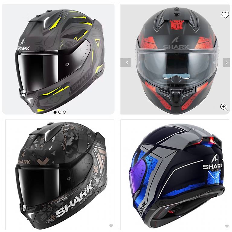 SHARK CASQUE INTÉGRAL SKWAL I3 RHAD NOIR ROUGE MAT