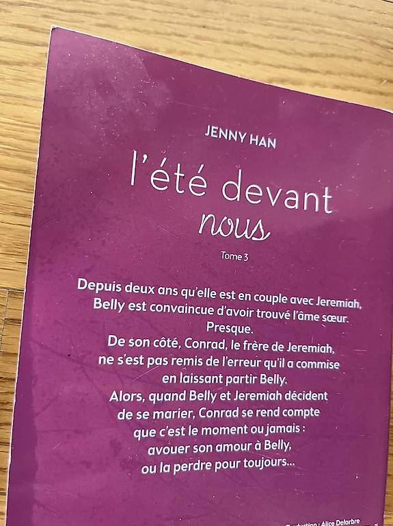 Jenny Han les 3 tomes de L'été où je suis