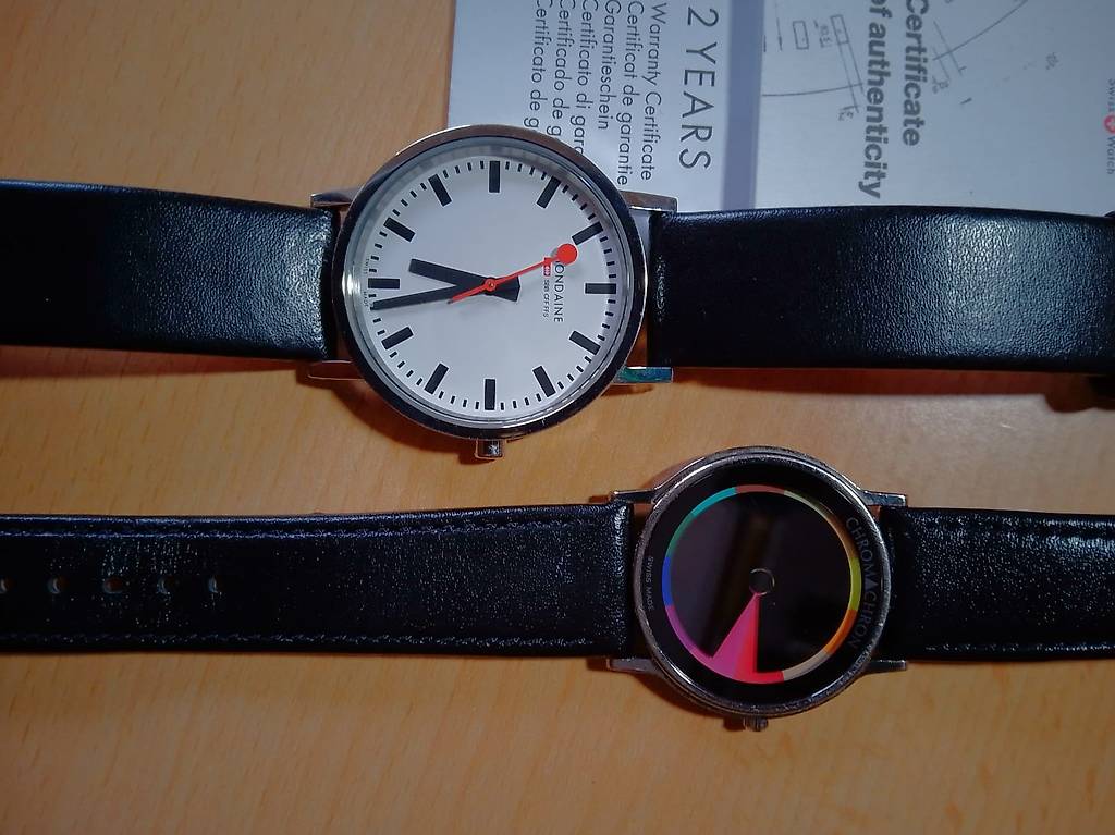 Montre Vintage Chromachron par Tian Harlan Swiss Made Canton Vaud ...
