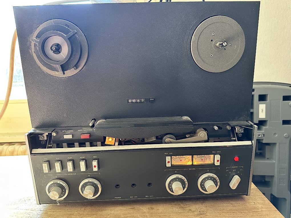 Magnétophone à Bandes Revox B77 - Révisé - Son Stéréo - Noir