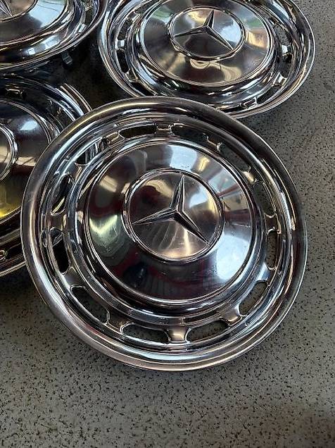 2 Enjoliveurs Chromés Pour Véhicules Anciens - Neufs, Fabriqués En France, Pour Restauration Auto