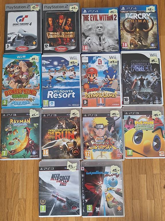 Troc Echange Lot de Jeux vidéo ( ps2, game boy, wii, nes, etc ) sur
