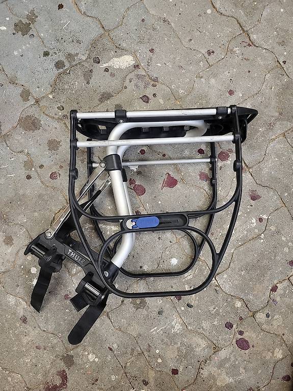 Lerwliop Porte-Bagages de vélo Pliant Porte-Bagages arrière détachable