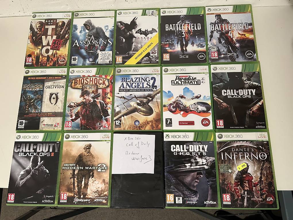 Lot De 3 Jeux Xbox 360 - Neufs Sous Blister - Jeux De Course Camion