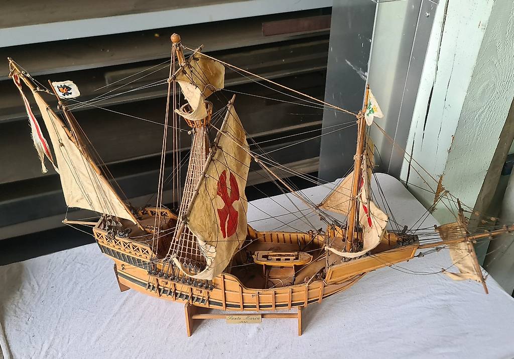 Maquette De Bateau Heller 'Santa Maria' - Échelle 1:75 - Kit De Construction Neuf - Modèle 80865