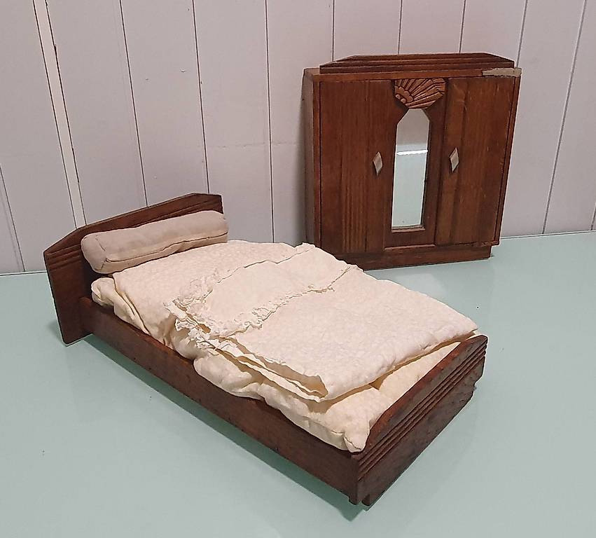 Table de Toilette Rétro, Mobilier de Maison de Poupée, 1/12 | ATELIER MINIATURE