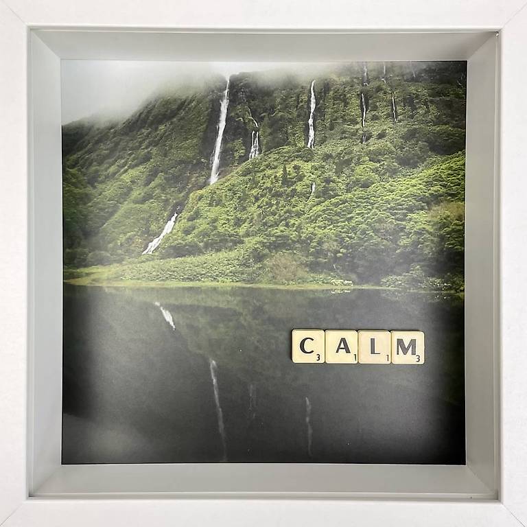 High quality Cadre photo Scrabble Açores PEACEFUL