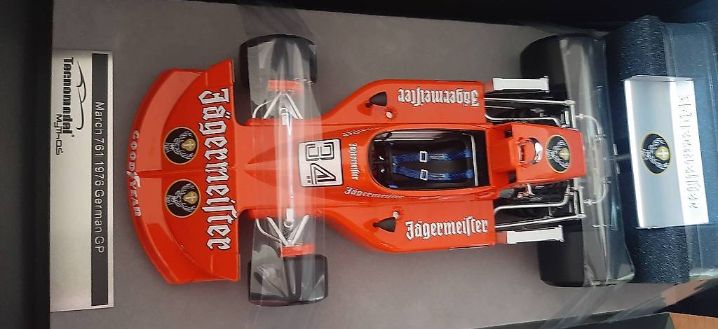 Tameo TMK271 – March Ford 761 German GP 1976 – Jaegermeister Stuck – Kit Métal Blanc 1/43