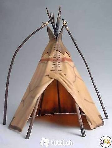 Schleich Indianer Tipi 42011 + Indiane (Gebraucht) in für CHF 66 – mit