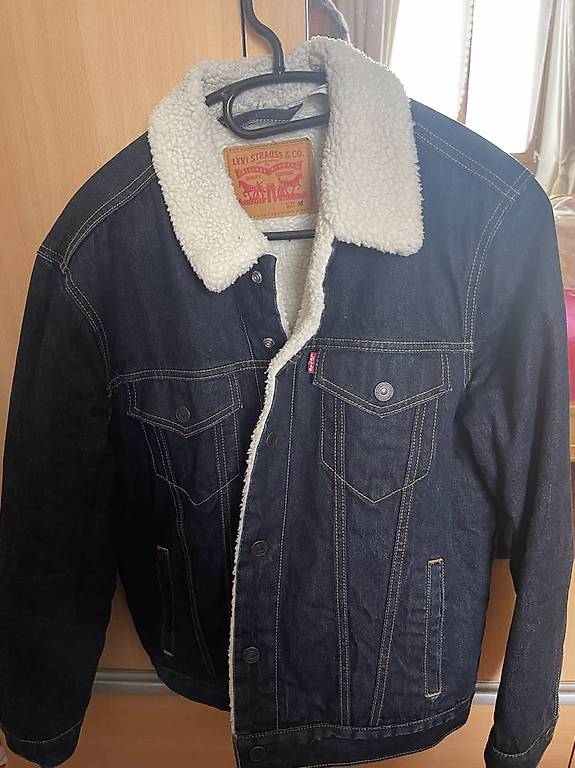 Veste levis jean discount mouton