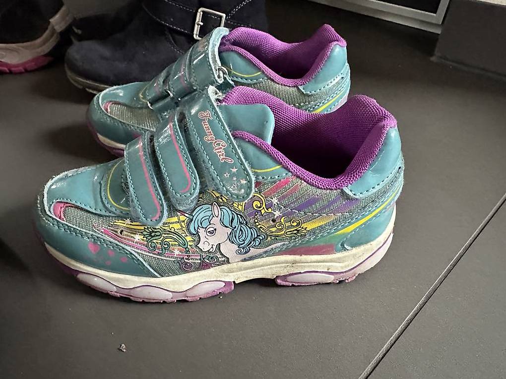 Baskets Alexander McQueen Molly Neuves Taille US 12 / EU 29 Pour Enfants - Couleur Blanc Rose - Cuir - Avec Boîte