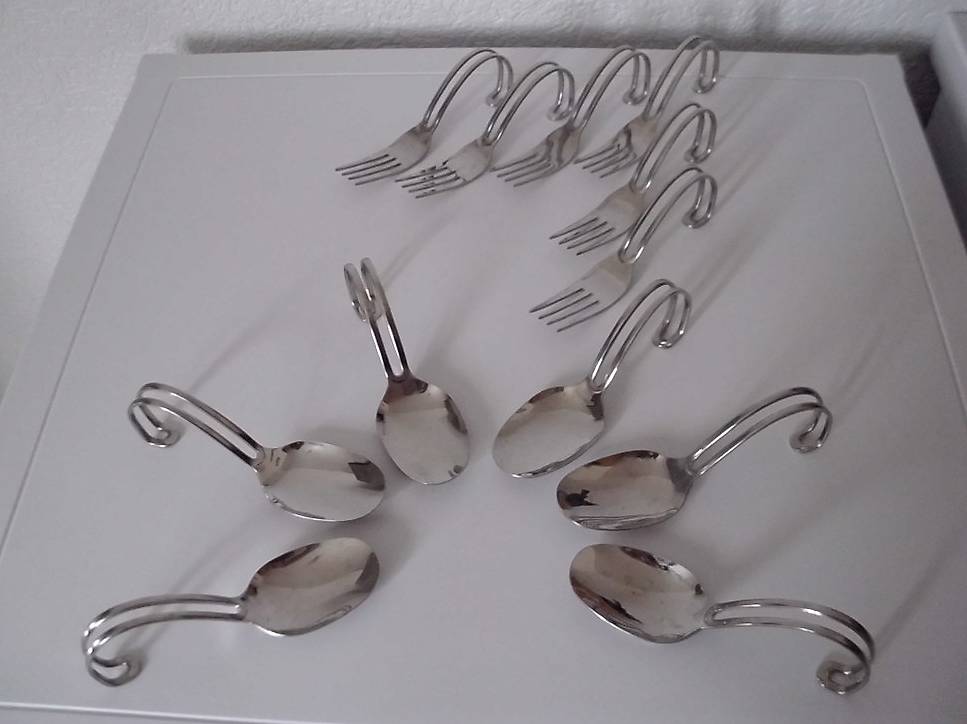 Lot Fourchettes Et Cuillères Apéritif GENSE – Neuf – Inox
