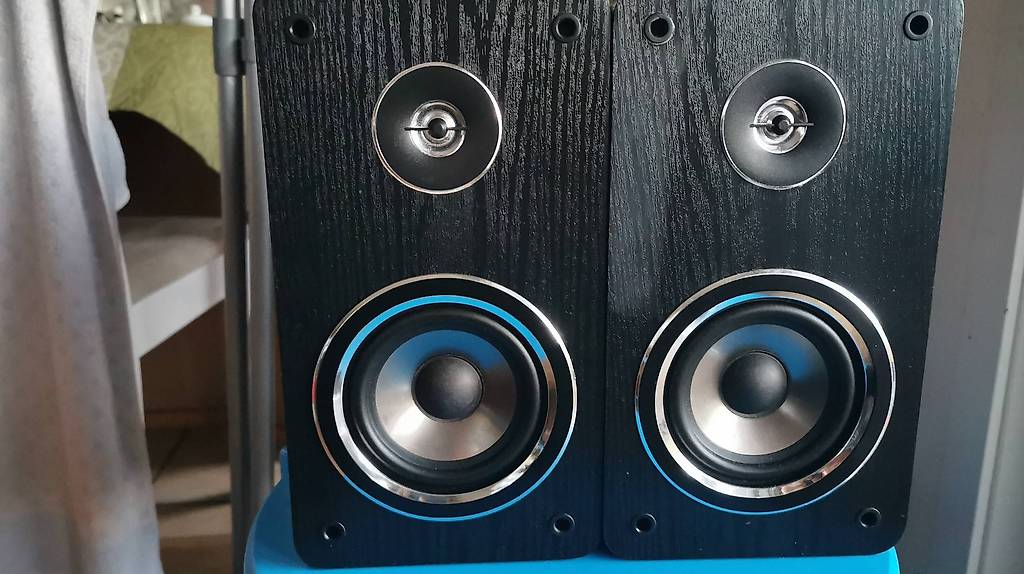 Enceinte Vintage GRAETZ Gainée Skai Fonctionnelle