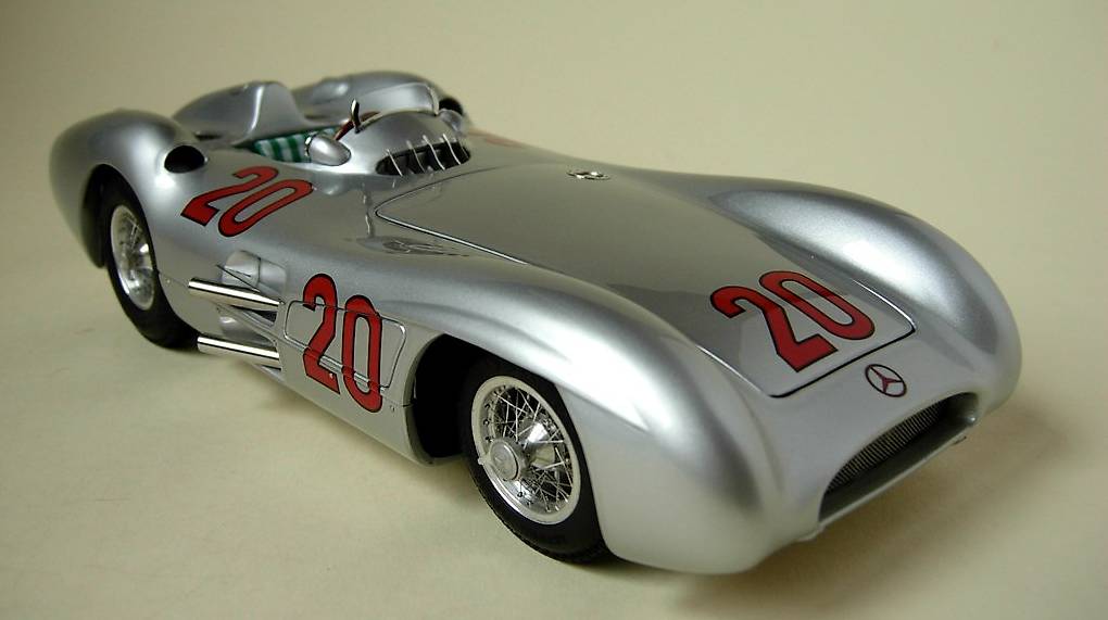 CMC M-128A+B+C Mercedes W196R Streamliner 1954 GP Reims Cantone Ginevra ...