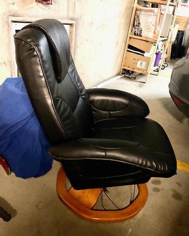 Fauteuil Cuir Noir - Le site des pros