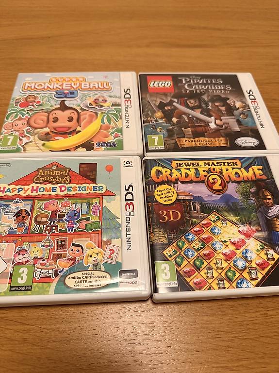 Lot De Jeux Nintendo 3DS – Univers Mario (très Bon état, Boîtes Incluses)