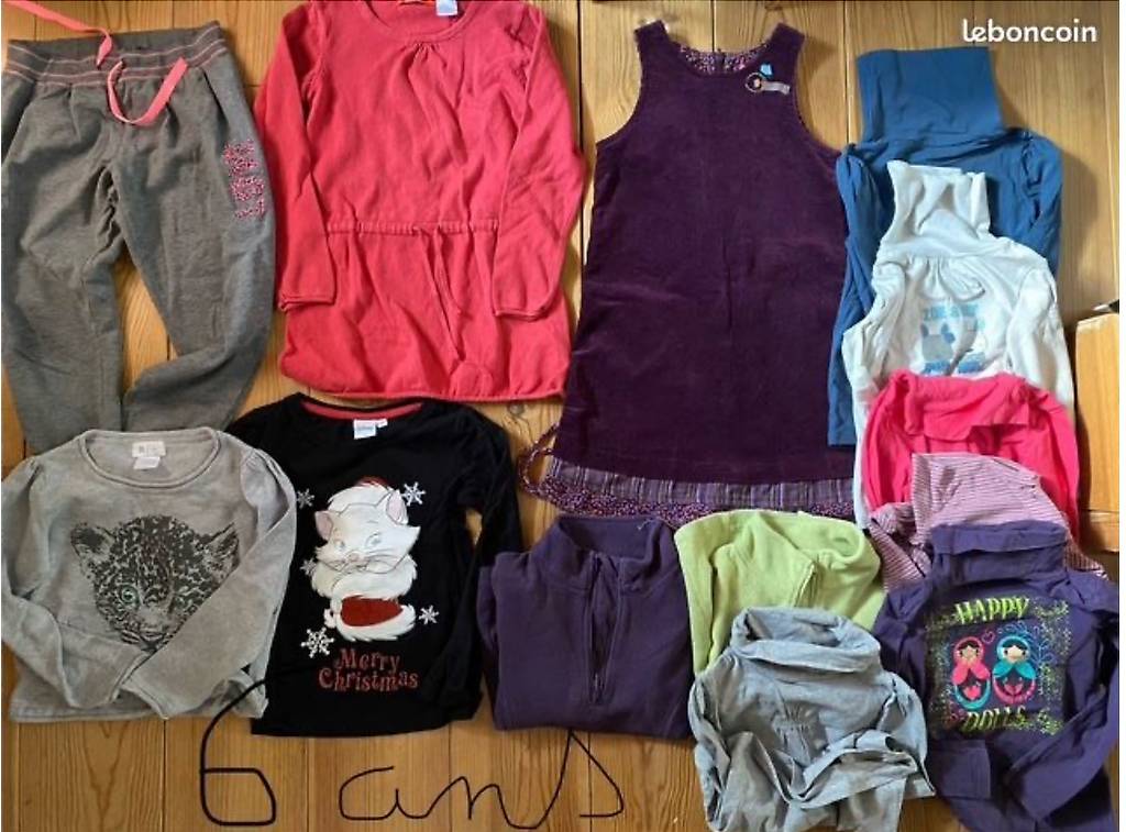 Lot De Vêtements Bébé Taille 6-12 Mois - Occasion Très Bon État - Divers Articles